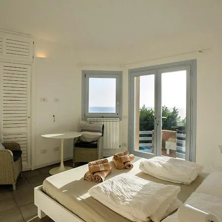 Nettuno Panoramic Pool With Patio Above The Sea Villa *