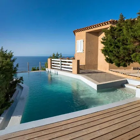 Nettuno Panoramic Pool With Patio Above The Sea Villa Costa Paradiso
