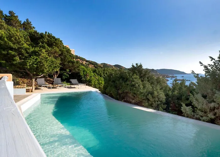 Villa Nettuno Panoramic Pool With Patio Above The Sea *
