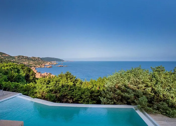 Nettuno Panoramic Pool With Patio Above The Sea Villa